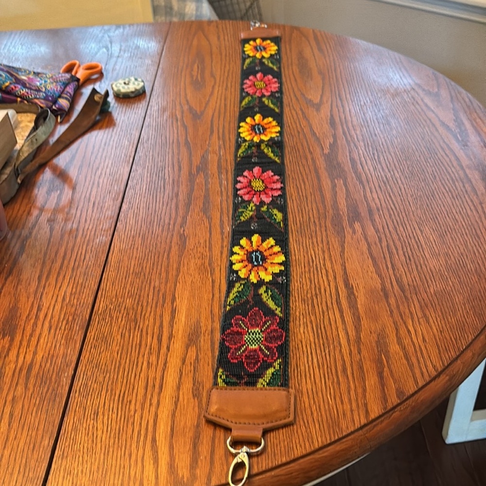 Maria’s Artisan Shop beaded purse strap